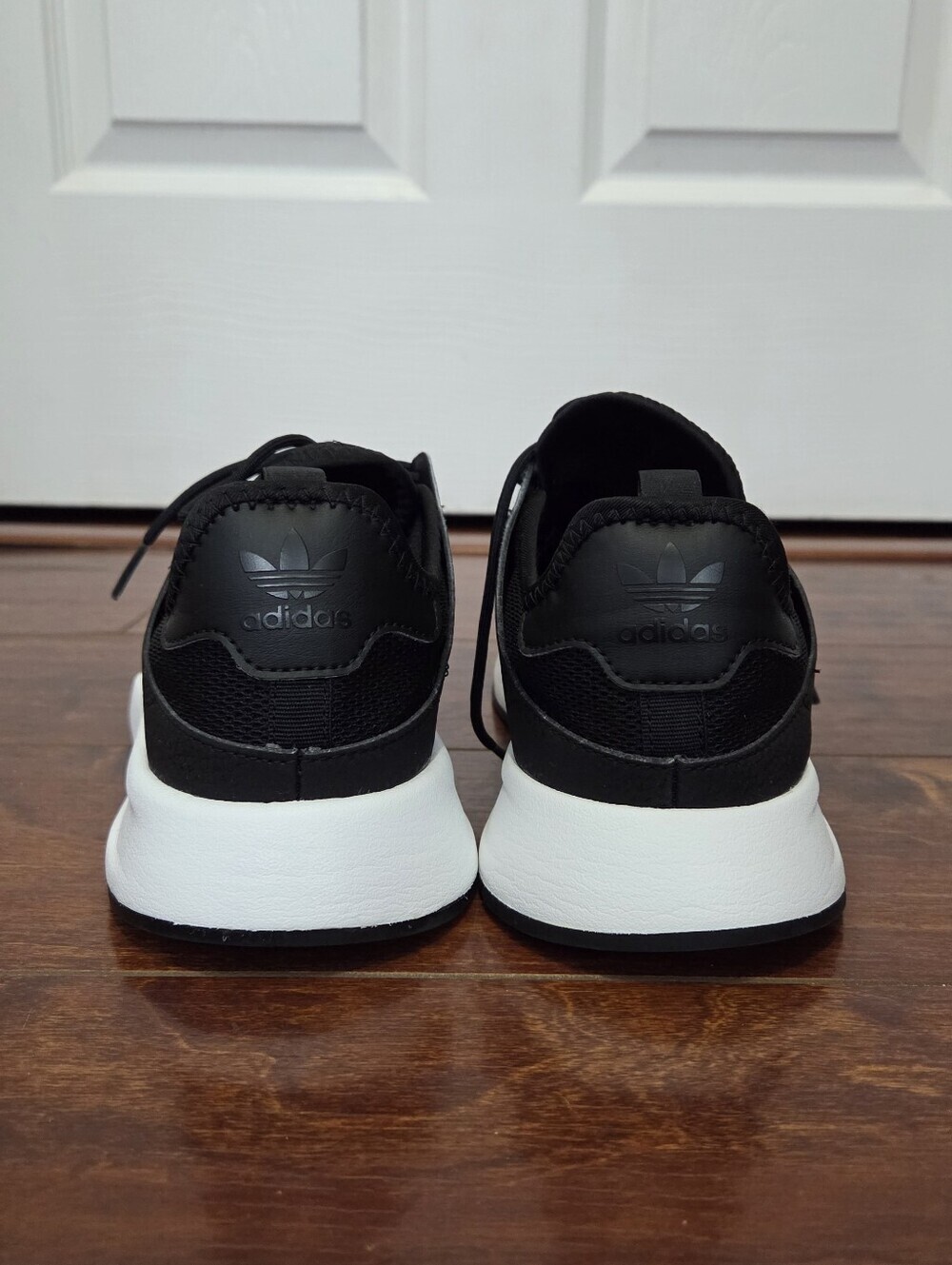 Adidas X_PLR Unisex Black & White Low Top Sneakers Kids Size 6 - Picture 4 of 6
